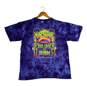 VTG Phil Lesh and Friends 2005 Mardi Gras SF Grateful Dead Tie Dye Purple sz L